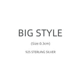 Sterling Silver Number Stud Earring Anti-allergy