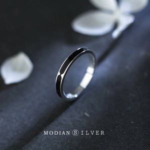 925 Silver Adjustable Open Finger Ring - Korea Style Jewelry Gift