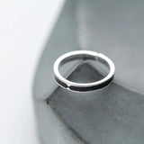 925 Silver Adjustable Open Finger Ring - Korea Style Jewelry Gift