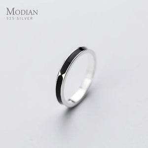 925 Silver Adjustable Open Finger Ring - Korea Style Jewelry Gift