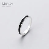 925 Silver Adjustable Open Finger Ring - Korea Style Jewelry Gift