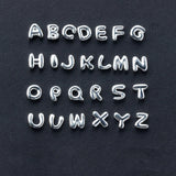 925 Sterling Silver 26 Letters Pendant Classic Fine Jewelry