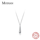 925 Sterling Silver Water Drop Shape Pendant for Women