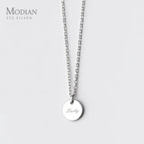925 Silver Lucky Coin Pendant Necklace for Women