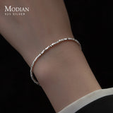 925 Silver Geometric Women's Bracelet