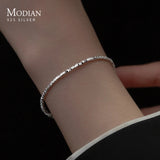 925 Silver Geometric Women's Bracelet