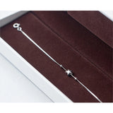 925 Silver Beads & Star Chain Bracelet Female 925 Jewelry Accessories