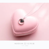 925 Silver Heart Necklace Pendant for Women Chain Necklaces
