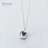925 Silver Heart Necklace Pendant for Women Chain Necklaces