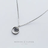 925 Silver Heart Necklace Pendant for Women Chain Necklaces