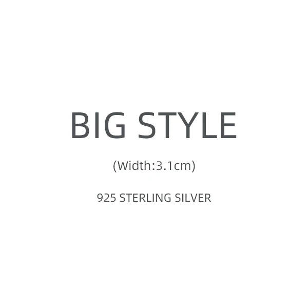 925 Silver Hearts Hoop Earring Korea Style Jewelry