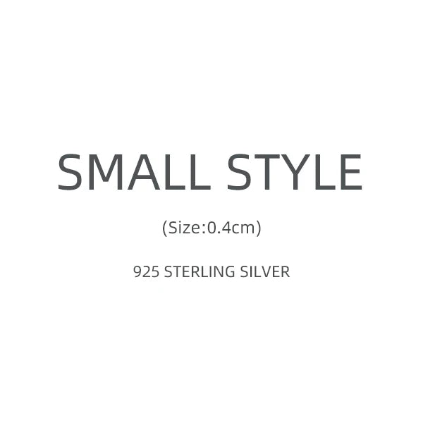 925 Silver Enamel Stud Earrings Women Girl Classic Jewelry