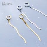 925 Silver Snake Chain Hoop Earrings for Women Wedding