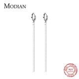 925 Silver Snake Chain Hoop Earrings for Women Wedding