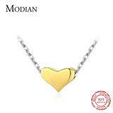 925 Sterling Silver Heart Pendant Love Necklace for Women