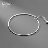 925 Silver Snake Chain Bracelet Anklet for Women