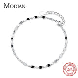 925 Sterling Silver Sequins Bracelet & Bangle For Women