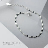 925 Sterling Silver Sequins Bracelet & Bangle For Women