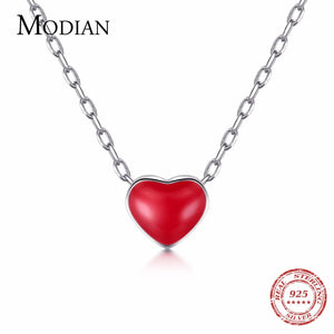 925 Sterling Silver Heart Pendant Necklace Charms