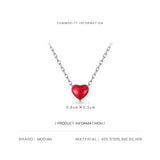 925 Sterling Silver Heart Pendant Necklace Charms