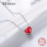 925 Sterling Silver Heart Pendant Necklace Charms