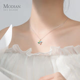 925 Silver Enamel Windmill Pendant Necklace for Women