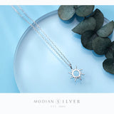 925 Silver Sun God Necklace for Women