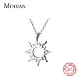 925 Silver Sun God Necklace for Women