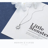 925 Silver Sun God Necklace for Women