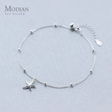 925 Silver Starfish Anklet Chain for Women