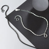 Sterling Silver Starlight Chain Bracelet for Women