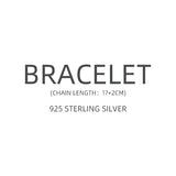 Sterling Silver Tiny Cat Bell Bracelet Chain Romantic Jewelry