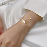 925 Silver Link Chain Bracelet for Women Girl