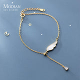 925 Silver Link Chain Bracelet for Women Girl
