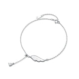 925 Silver Link Chain Bracelet for Women Girl