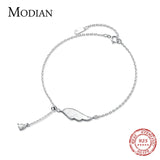 925 Silver Link Chain Bracelet for Women Girl