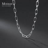 Minimalist 925 Sterling Silver Rock Charm Necklace