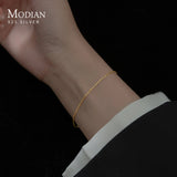 Minimalism 925 Sterling Silver Bracelet Chain for Women