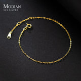 Minimalism 925 Sterling Silver Bracelet Chain for Women