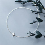 Minimalist Lightning Bracelet 925 Silver Chain Fine Jewelry