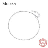 Minimalism 925 Sterling Silver Starlight Anklet for Women