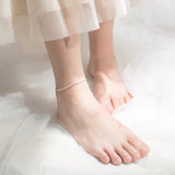 Minimalism 925 Sterling Silver Starlight Anklet for Women