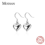 925 Silver Heart Earrings for Women Girl Birthday Gift