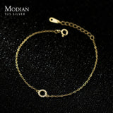 Sterling Silver Clear CZ Bracelet Chain Women Jewelry