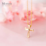 925 Sterling Silver Geometric Line Knot Pendant Necklace