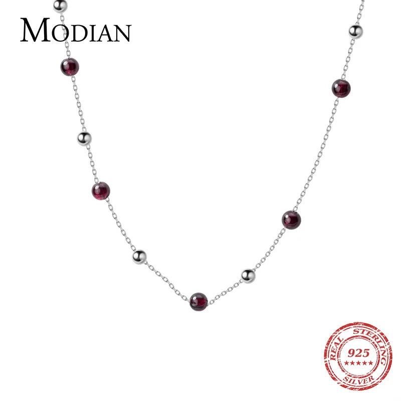 Purple Crystal Choker Pendant Necklace 925 Sterling Silver Jewelry