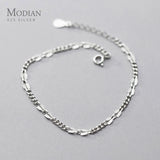925 Sterling Silver Minimalist Twist Bracelet for Women