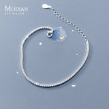 925 Silver Square CZ Bracelet Women Bangle Jewelry