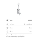 Sterling Silver Woodpecker Charms Bracelet for Women