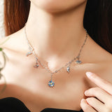 Sterling Silver Woodpecker Charms Bracelet for Women